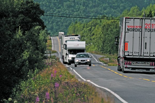 Trafikk i Lofoten